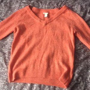 Salmon pink H&M sweater blouse